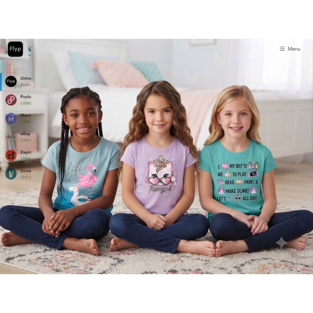 The Children's Place Girl's  T-shirt Bundle of 3